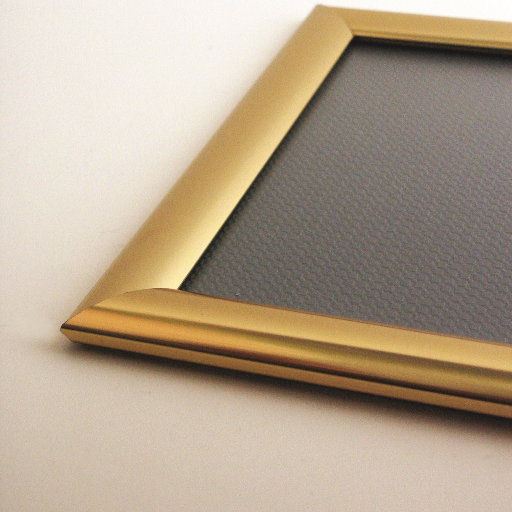 Polished Gold Snap Frames | Clear Display